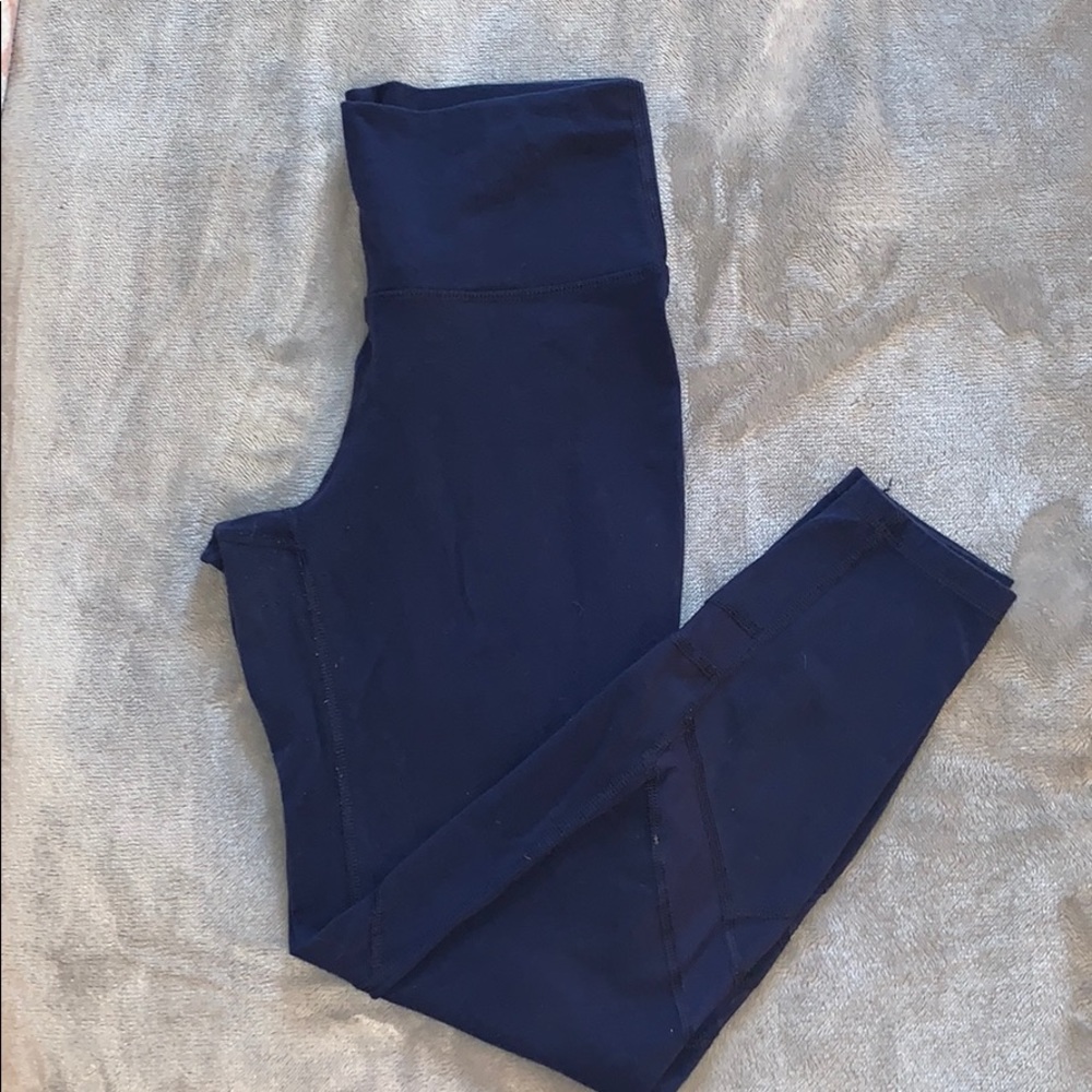 Full length leggings with mesh